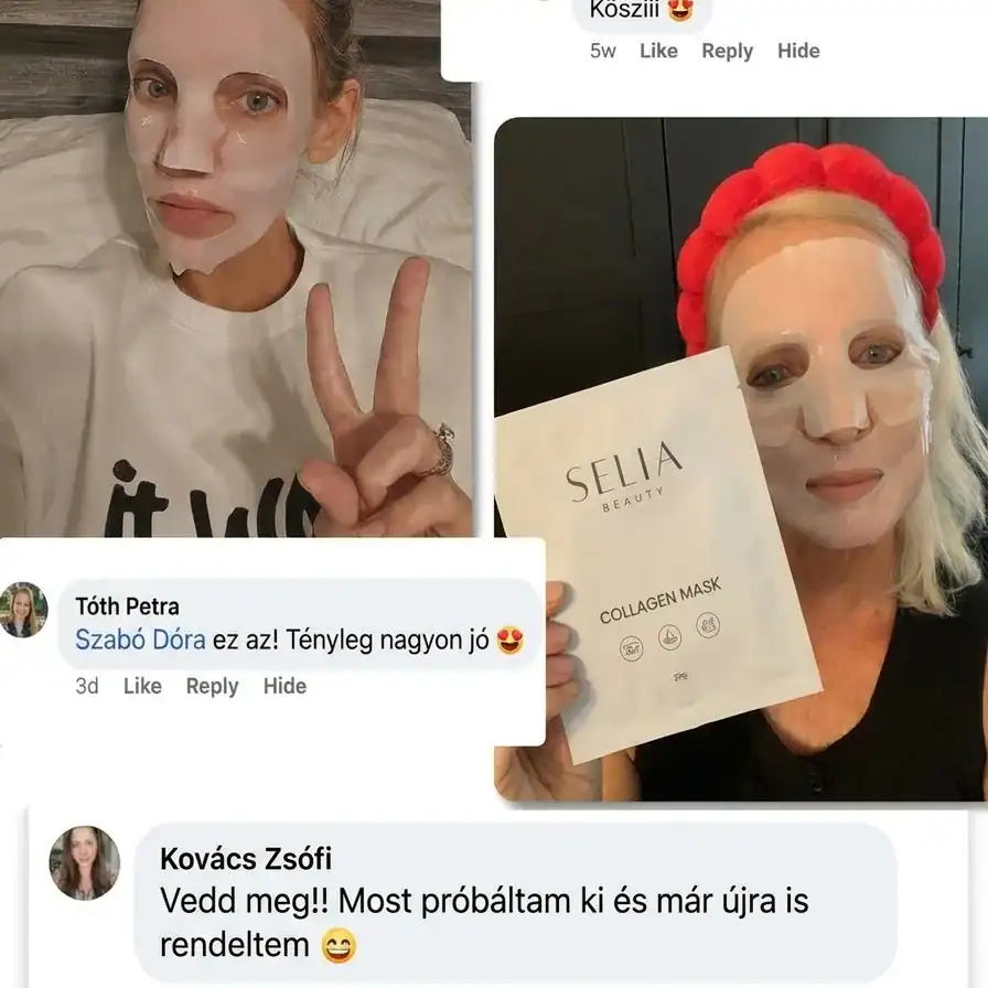 Vásárlói visszajelzések a Selia Bio-Kollagén Maszkról